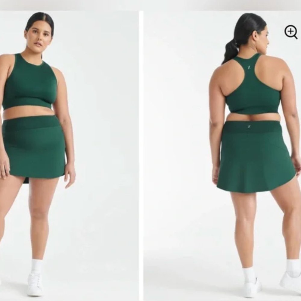 EUC Knix Good to Go High Neck Sports Bra - DARK GREEN (not as pictured) - Size L